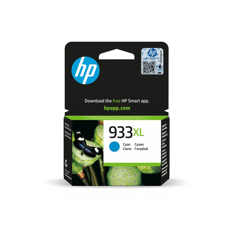 Оригинален патрон HP CN054AE, NO933XL, 825 страници/5%, Cyan