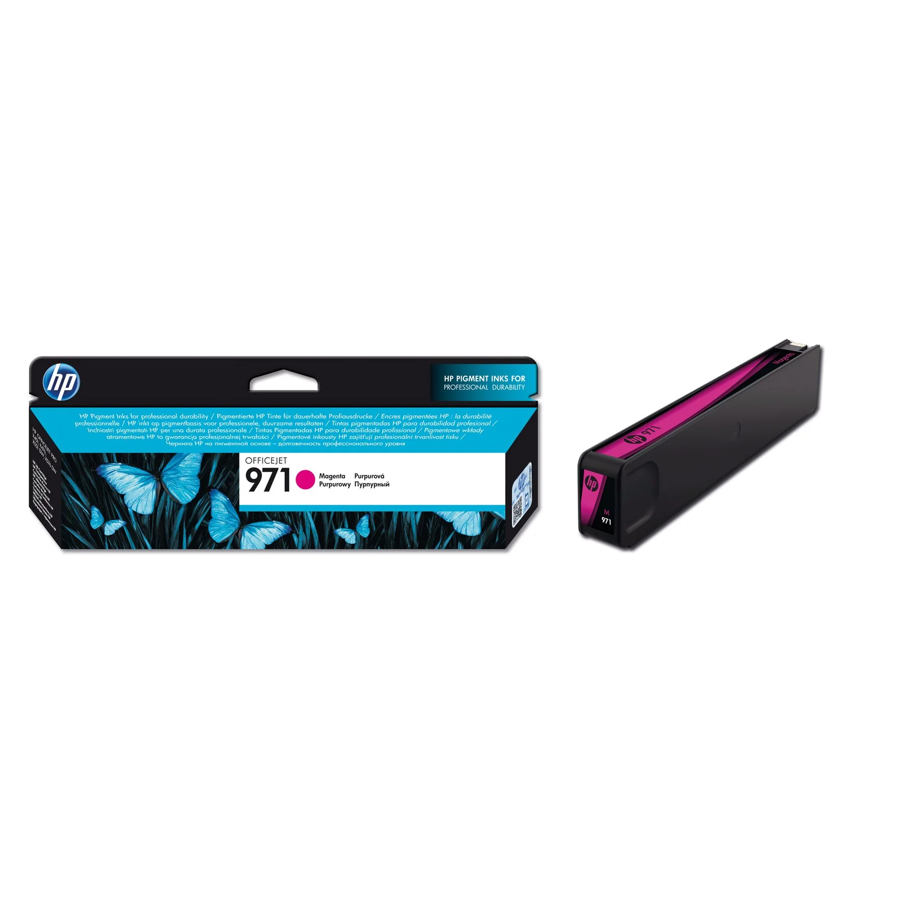 Оригинален патрон HP CN623AE, 971, 2500 страници/5%, Magenta