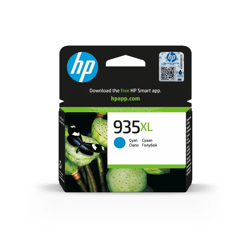 Оригинален патрон HP C2P24AE, NO935XL, 825 страници/5%, Cyan