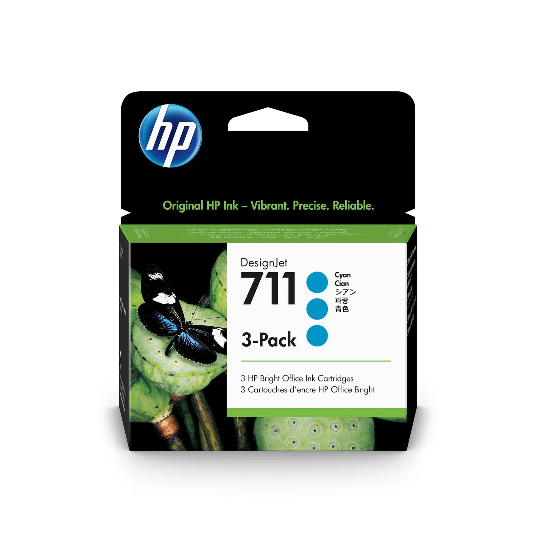 Оригинален патрон HP No.711, T120/520, CZ134A, Cyan
