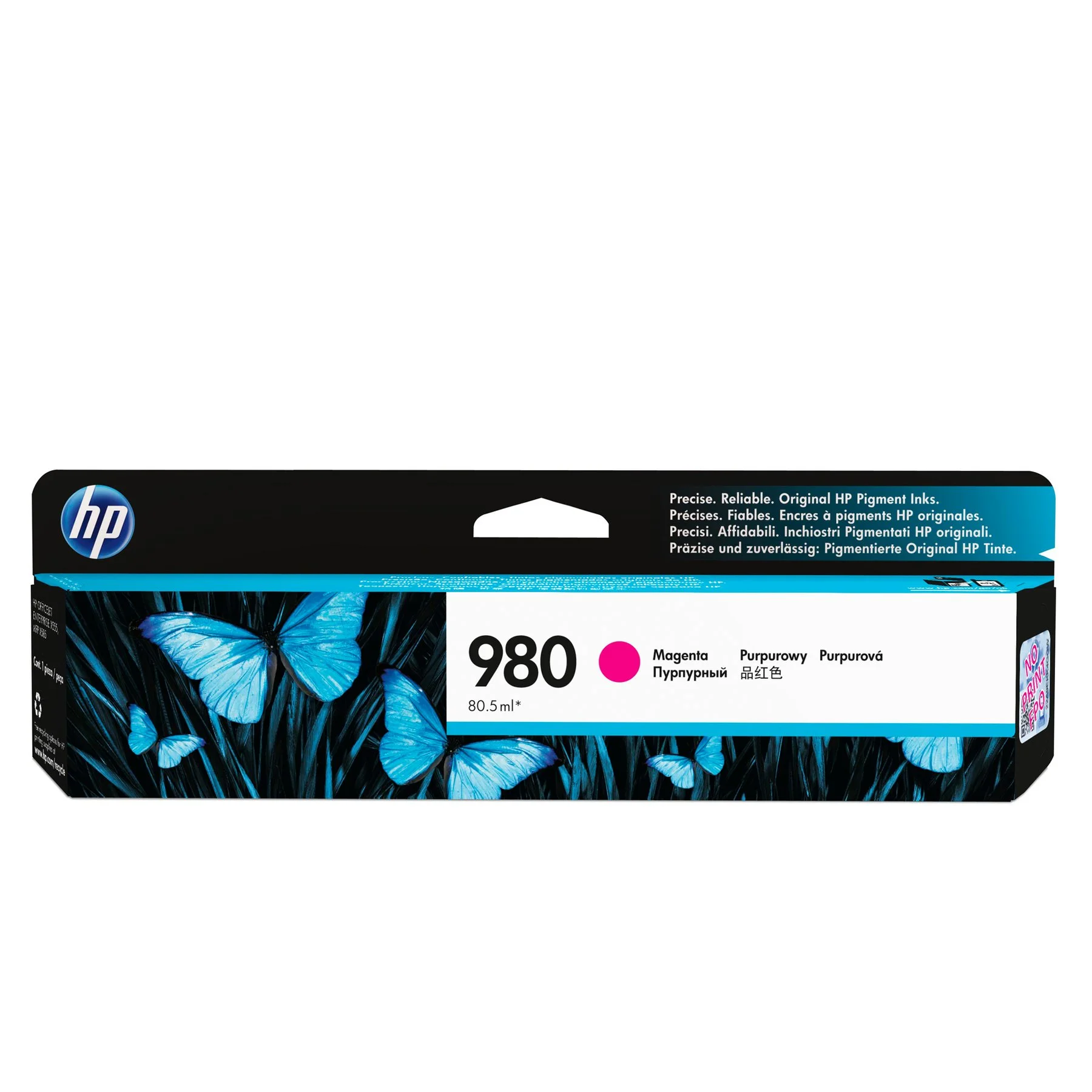 Оригинален патрон HP D8J08A, Nо 980, 6600 страници/5%, Magenta