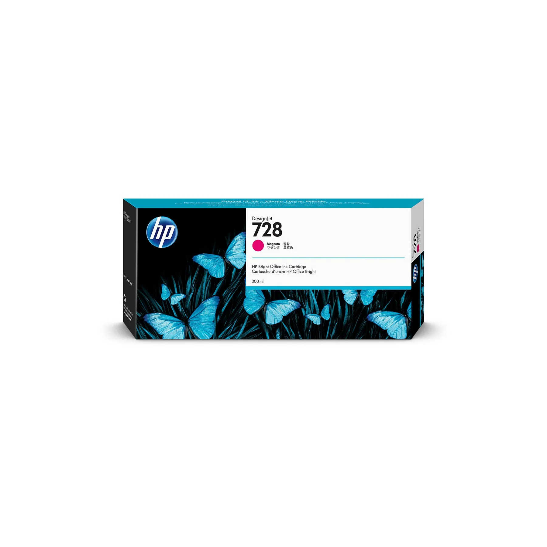 Оригинален патрон HP No.728, F9K16A, T730/830, 300 ml, Magenta