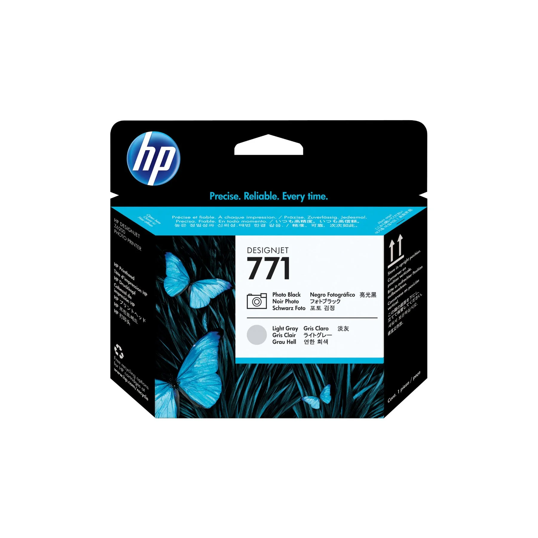 Оригинална глава HP 771, CE020A, Black, Light Grey