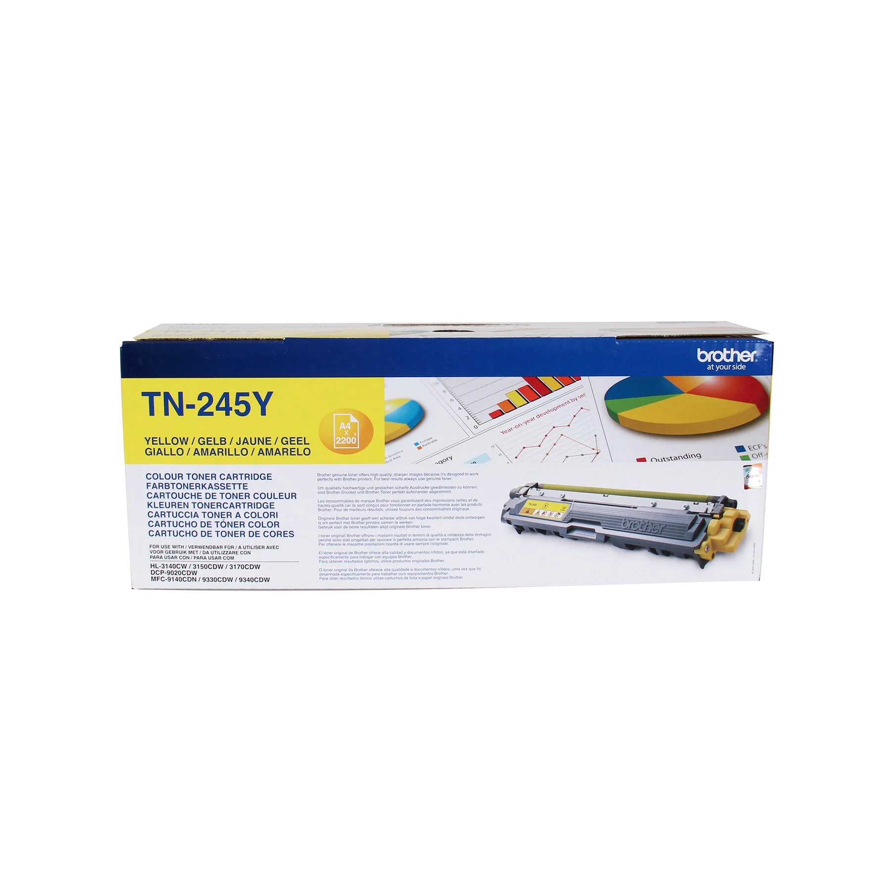 Оригинална тонер касета Brother TN-245, 2200 страници/5%, Yellow