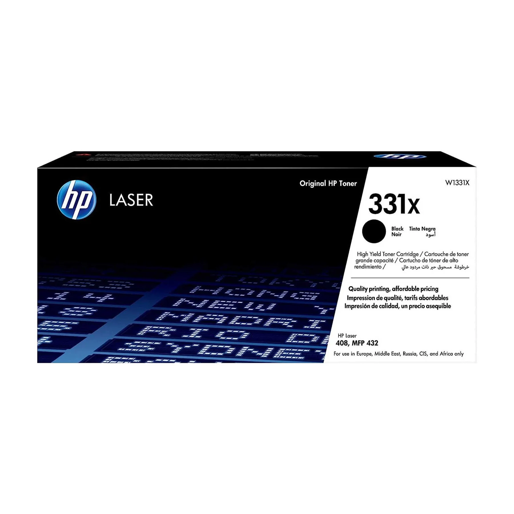 Оригинална тонер касета HP W1331X, HP 331X, 15000 страници/5%, Black
