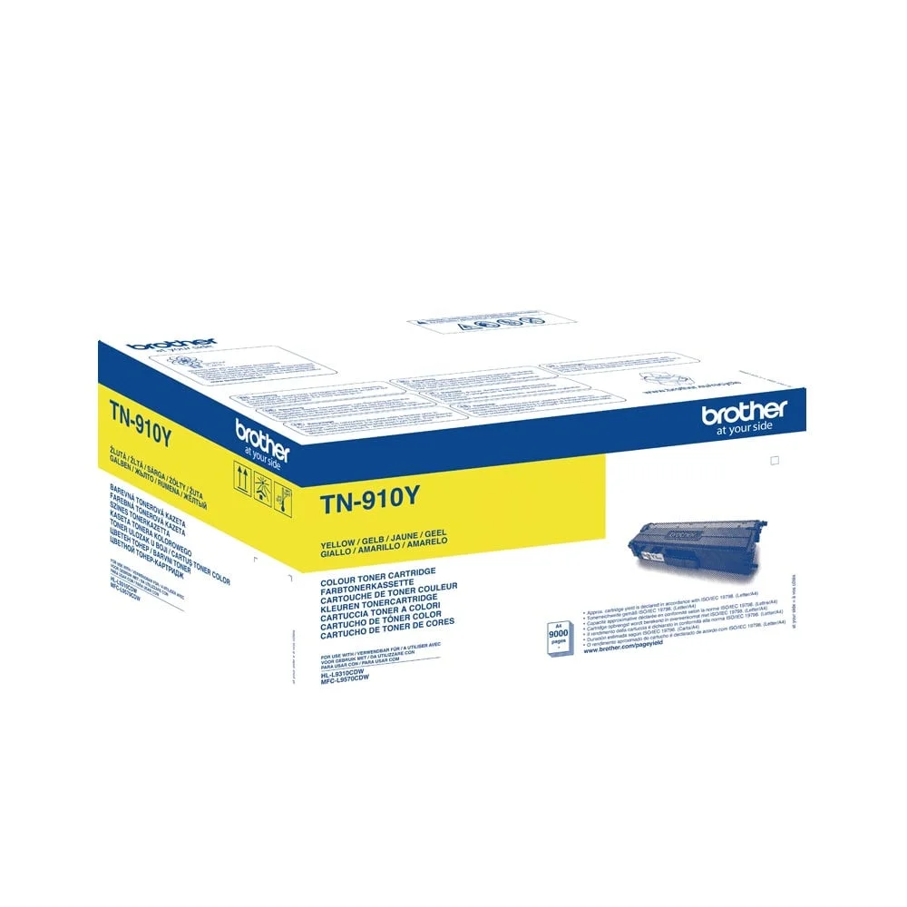 Оригинална тонер касета Brother TN-910K, 9000 страници/5%, Yellow