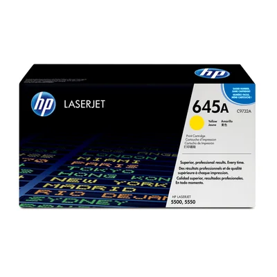 Оригинална тонер касета HP C9732A, CLJ 5500, 12 000 страници/5%, Yellow