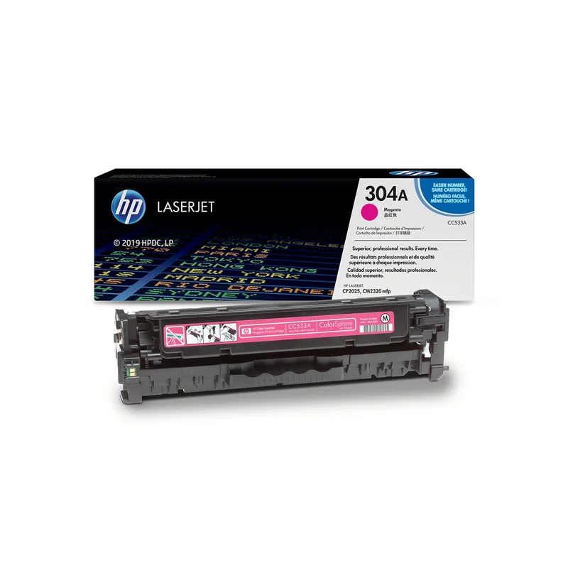 Оригинална тонер касета HP CC533A, 2800 страници/5%, Magenta