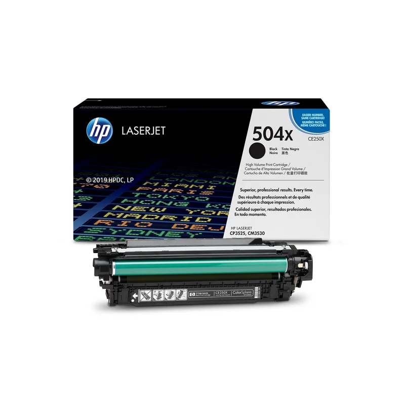 Оригинална тонер касета HP CE250X, CM3530/CP3525, 10500 страници/5%, Black