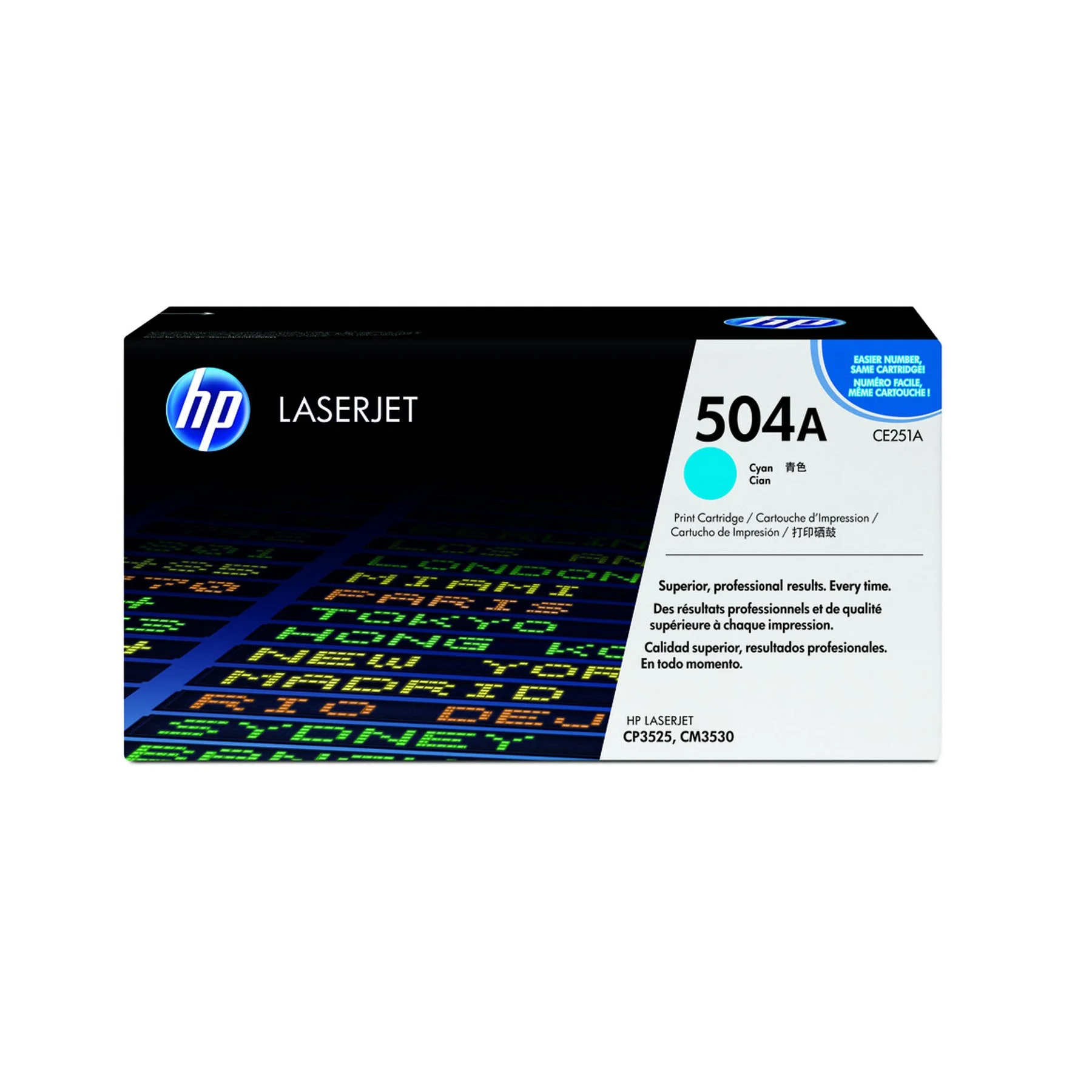 Оригинална тонер касета HP CE251A, CM3530/CP3525, 7000 страници/5%, Cyan