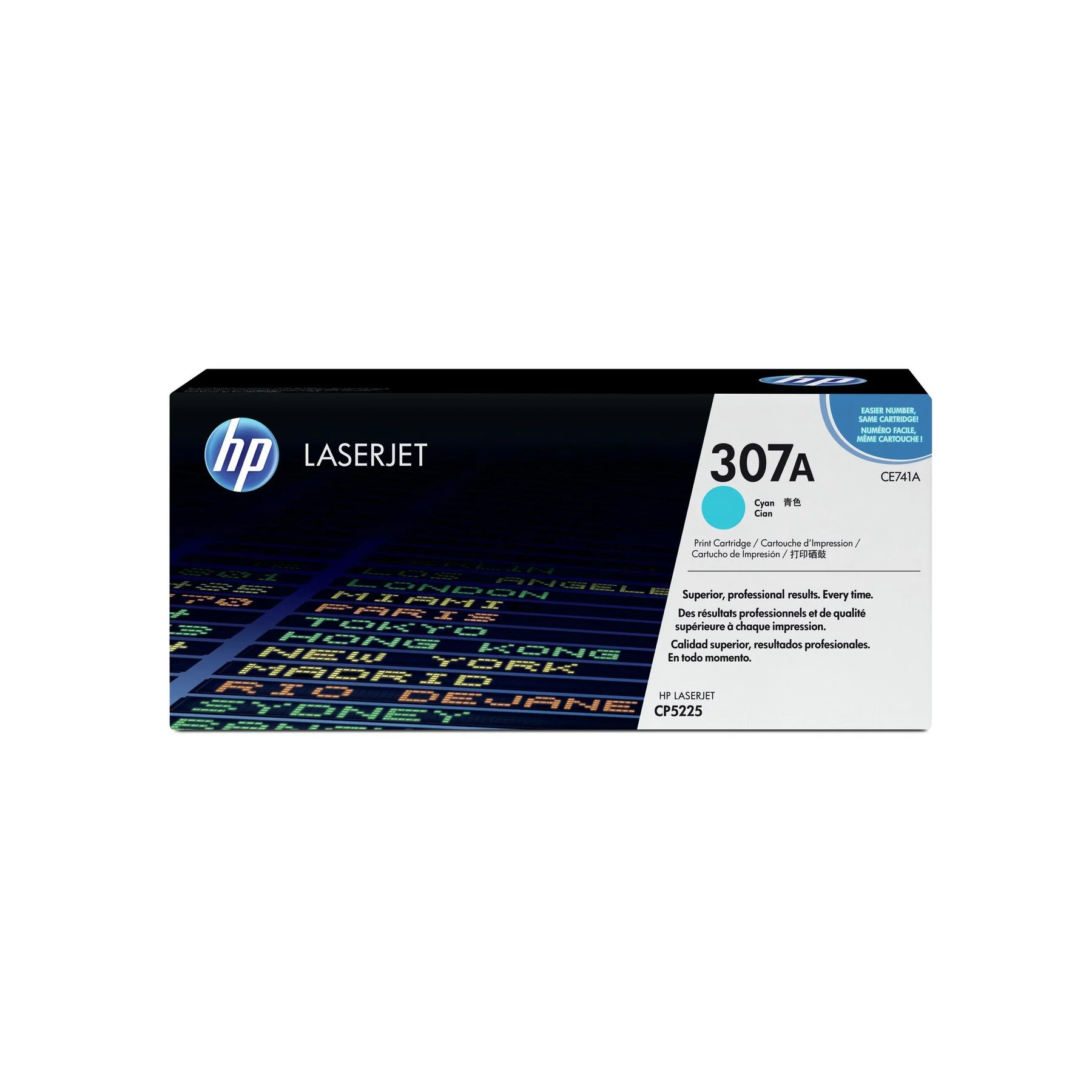 Оригинална тонер касета HP CE741A, CP5225, 7300 страници/5%, Cyan