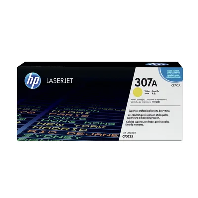 Оригинална тонер касета HP CE742A, CP5225, 7300 страници/5%, Yellow