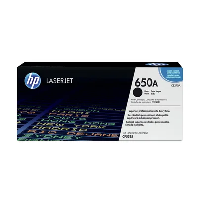 Оригинална тонер касета HP CE270A, CP5520, 13 500 страници/5%, Black