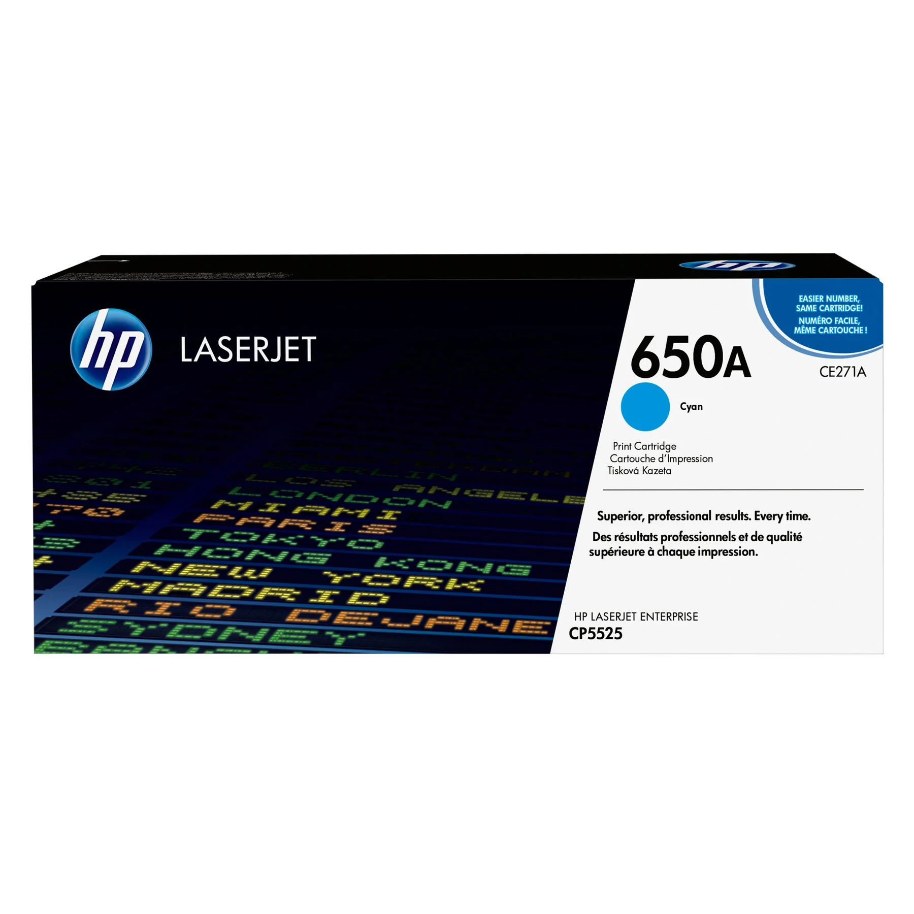 Оригинална тонер касета HP CE271A, CP5520, 15 000 страници/5%, Cyan