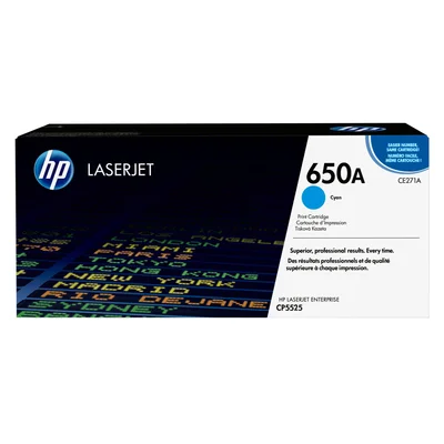 Оригинална тонер касета HP CE271A, CP5520, 15 000 страници/5%, Cyan