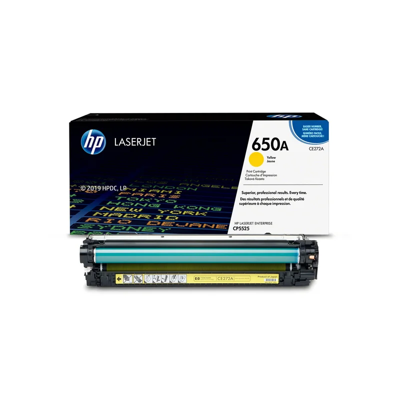 Оригинална тонер касета HP CE272A, CP5520, 15 000 страници/5%, Yellow