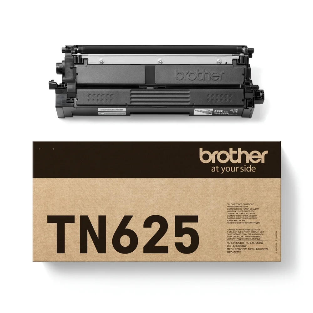 Оригинална тонер касета Brother TN-625BK, L8630/8730CDW, 3000 страници/5%, Black
