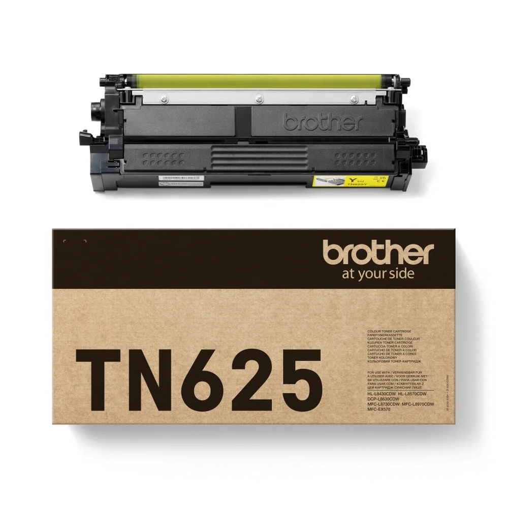 Оригинална тонер касета Brother TN-625Y, L8630/8730CDW, 1800 страници/5%, Yellow