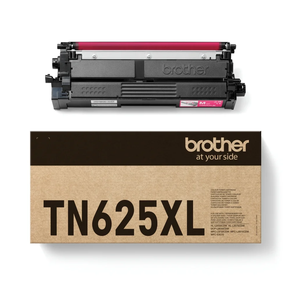 Оригинална тонер касета Brother TN-625XLM, L8630/8730CDW, 4500 страници/5%, Magenta