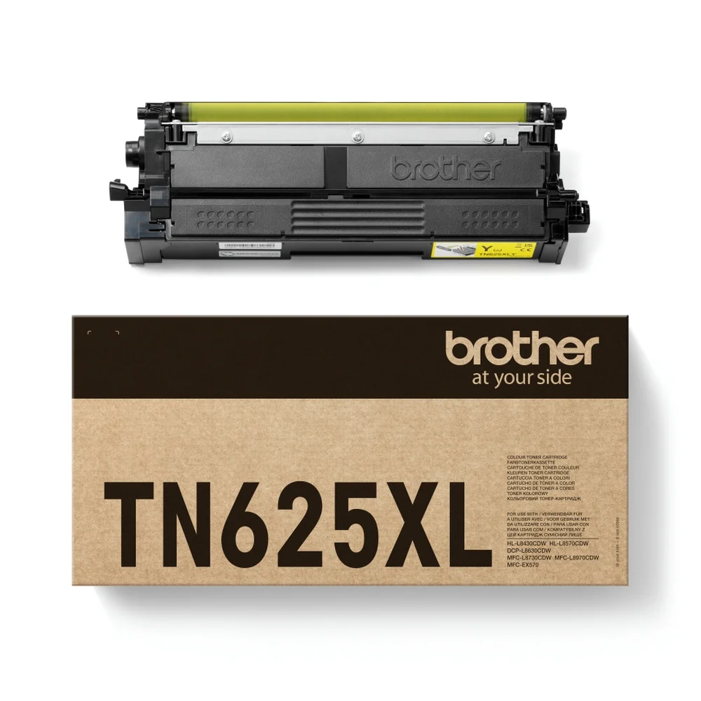 Оригинална тонер касета Brother TN-625XLY, L8630/8730CDW, 4500 страници/5%, Yellow