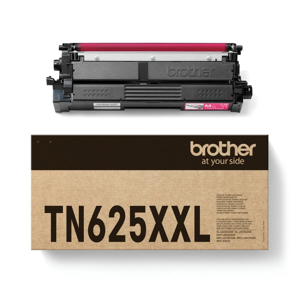 Оригинална тонер касета Brother TN-625XXLM, L8630/8730CDW, 6500 страници/5%, Magenta