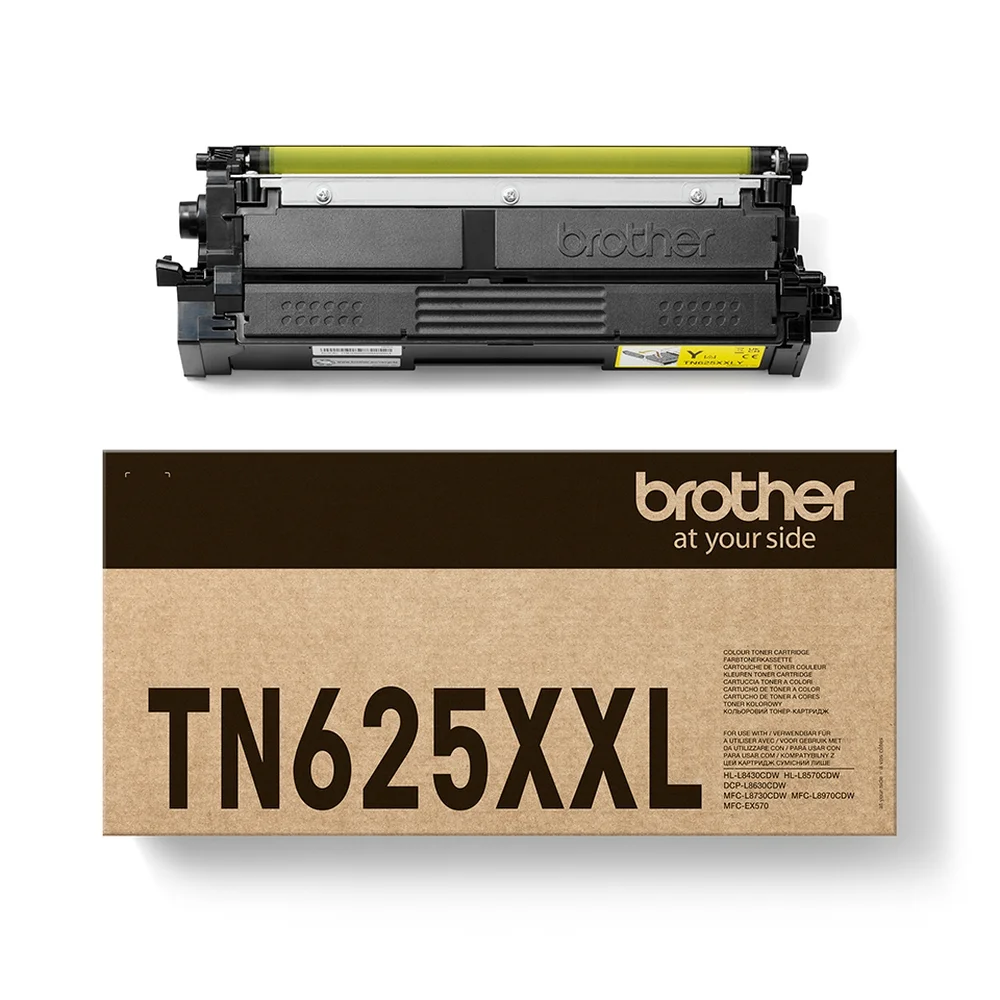 Оригинална тонер касета Brother TN-625XXLY, L8630/8730CDW, 6500 страници/5%, Yellow