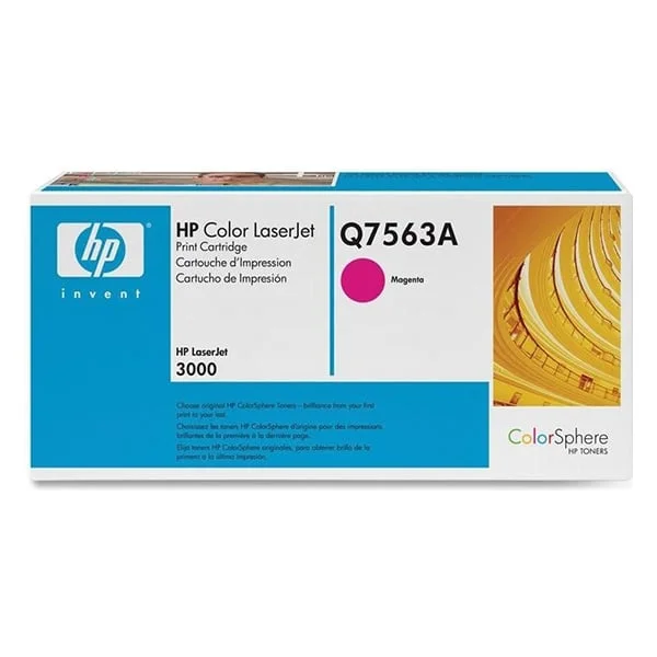 Оригинална тонер касета HP Q7563A, CLJ 3000, 3500 страници/5%, Magenta
