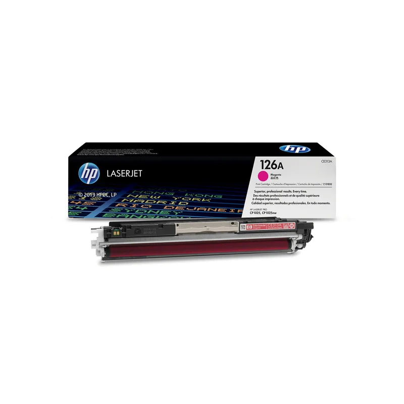 Оригинална тонер касета HP CP1025, 126A, 1000 страници/5%, Magenta