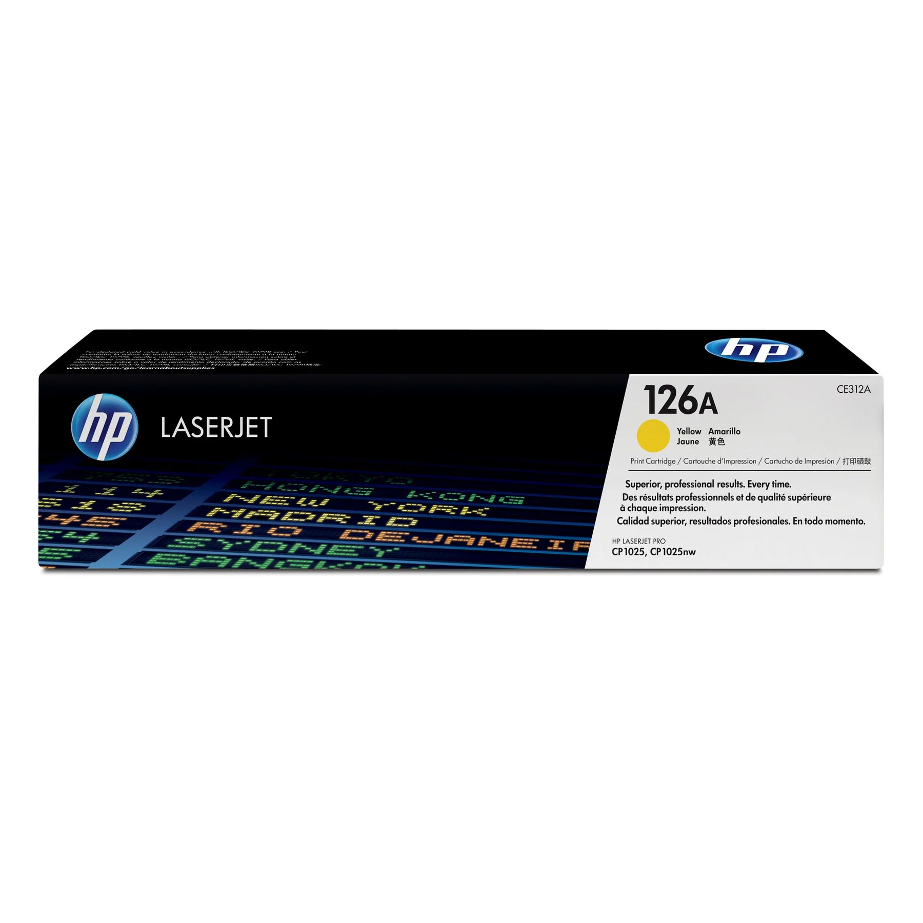 Оригинална тонер касета HP CP1025, 126A, 1000 страници/5%, Yellow