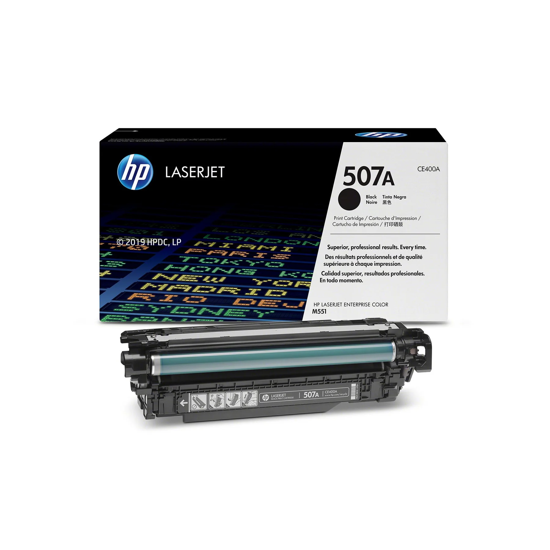Оригинална тонер касета HP CE400A, 507A, 5500 страници/5%, Black