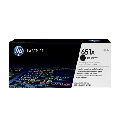 Оригинална тонер касета HP CE340A, 651A, 13500 страници/5%, Black