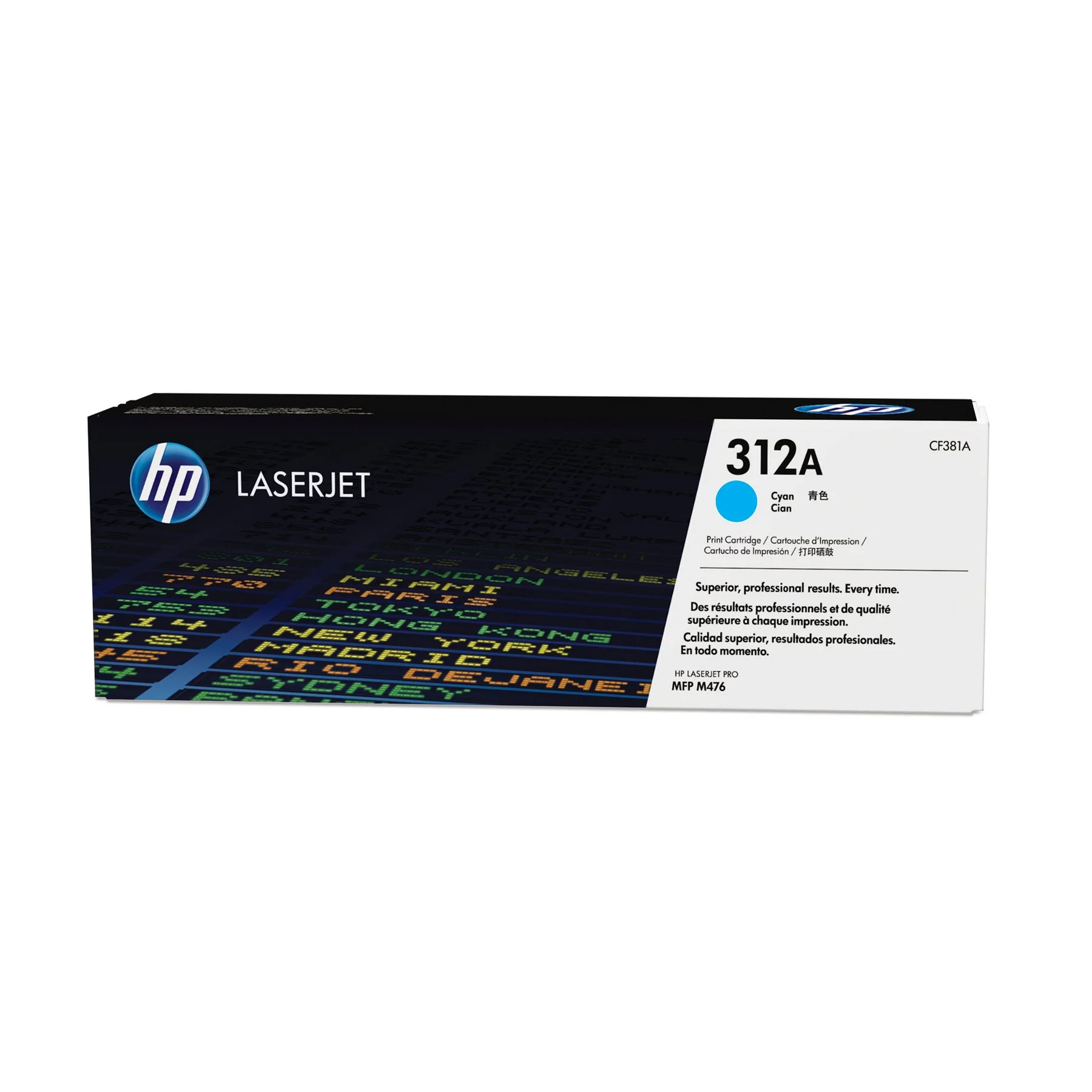 Оригинална тонер касета HP CF381A, 312A, 2700 страници/5%, Cyan