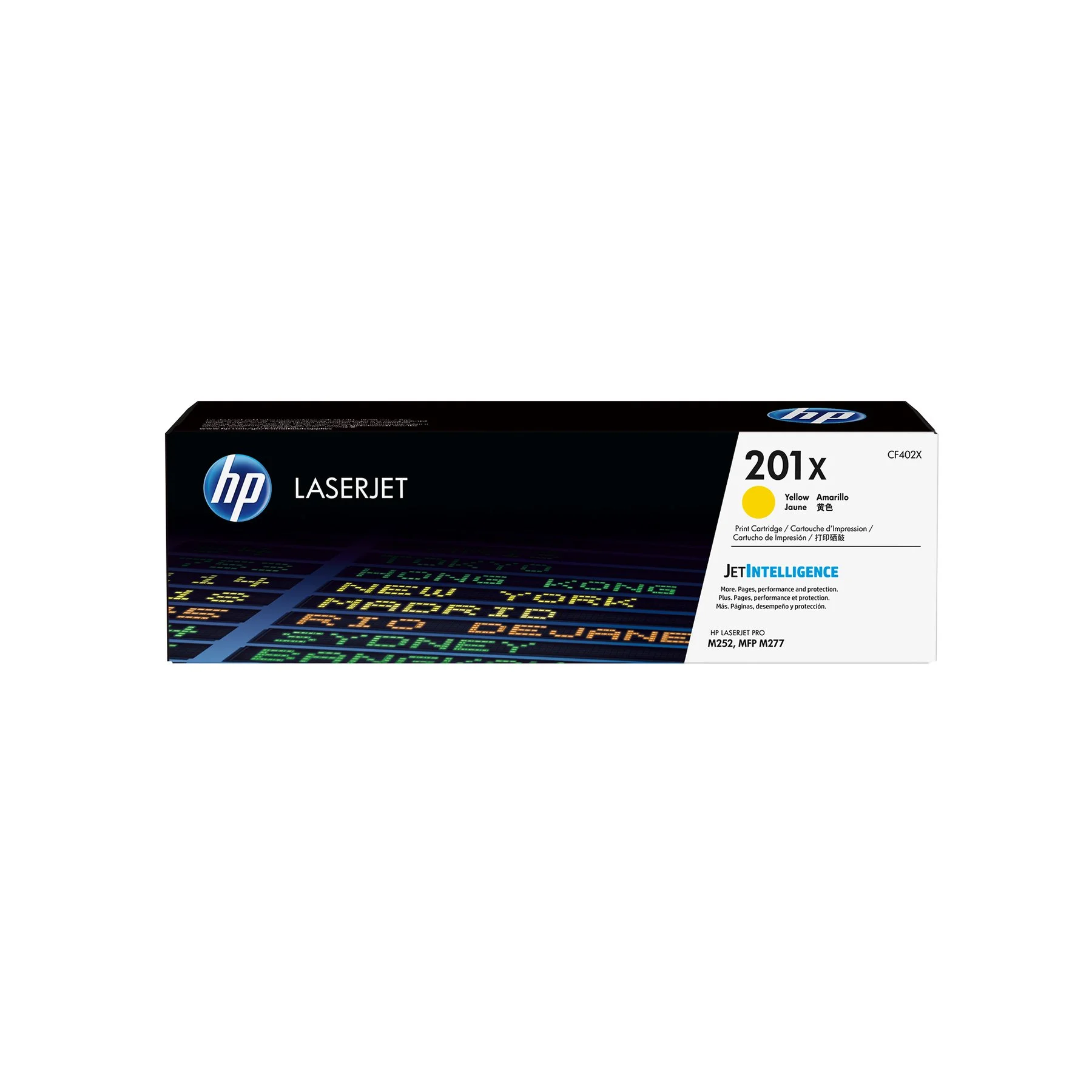 Оригинална тонер касета HP CF402X, 201X, 2300 страници/5%, Yellow