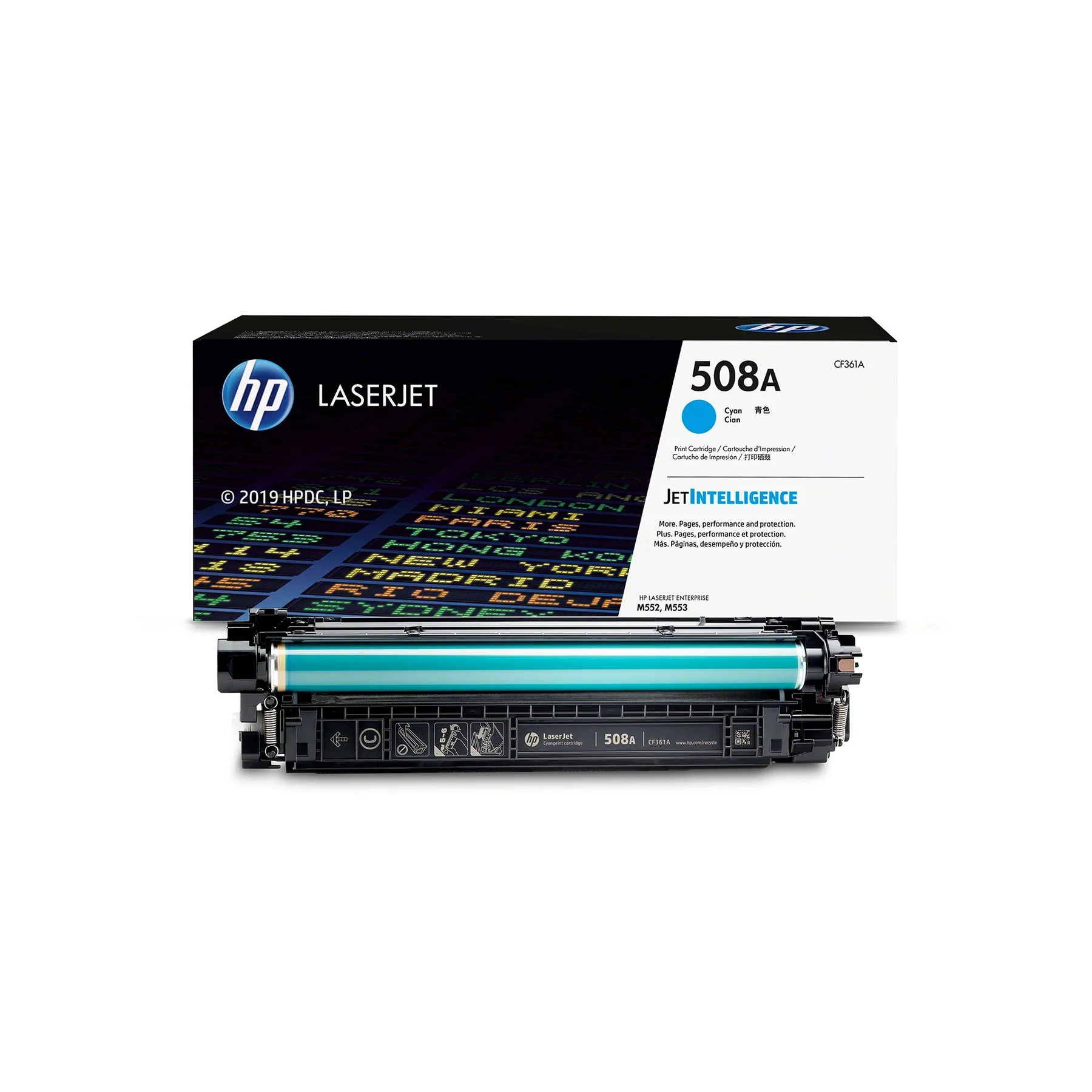Оригинална тонер касета HP CF361A, 5000 страници/5%, Cyan