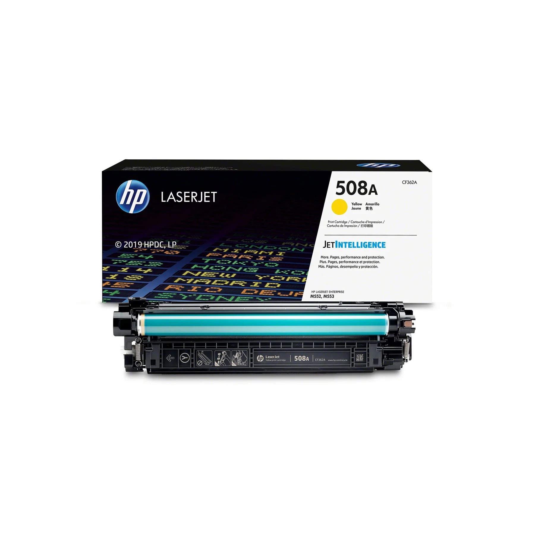 Оригинална тонер касета HP CF362A, 5000 страници/5%, Yellow