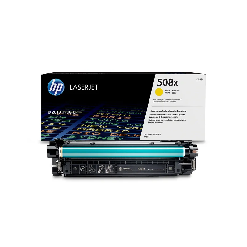 Оригинална тонер касета HP CF362X, 508X, 9500 страници/5%, Yellow