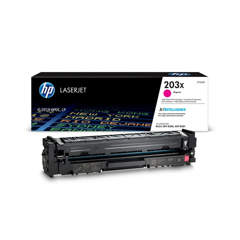 Оригинална тонер касета HP CF543X, 2500 страници/5%, Magenta