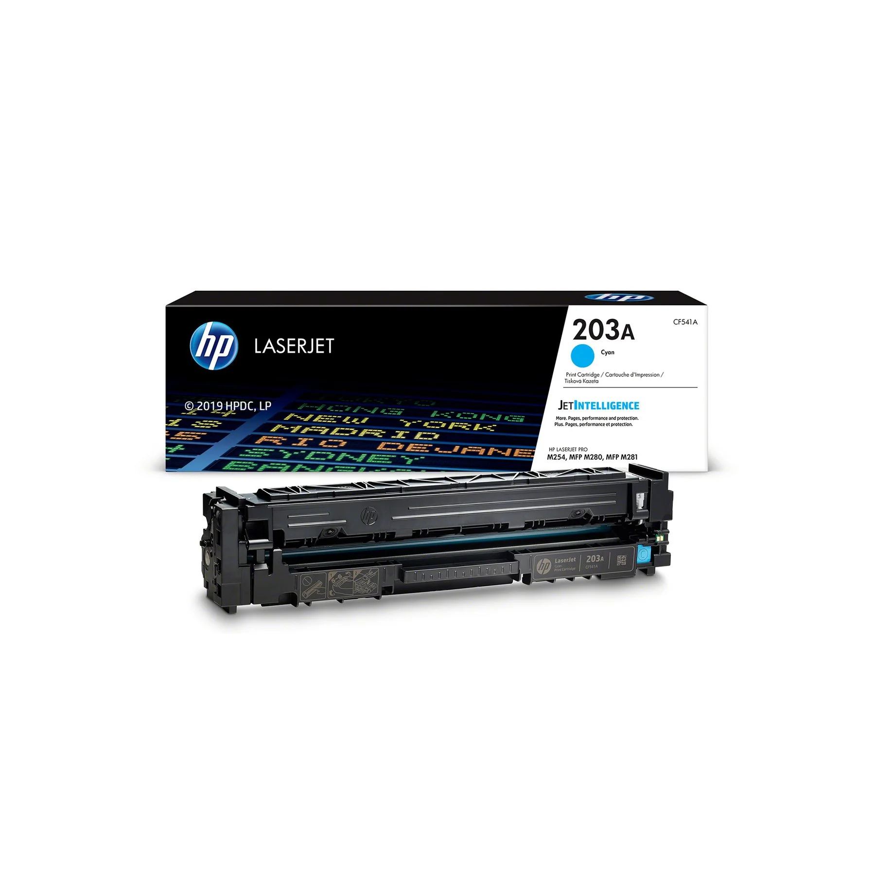 Оригинална тонер касета HP CF541A, m254/m280/281, 1300 страници/5%, Cyan