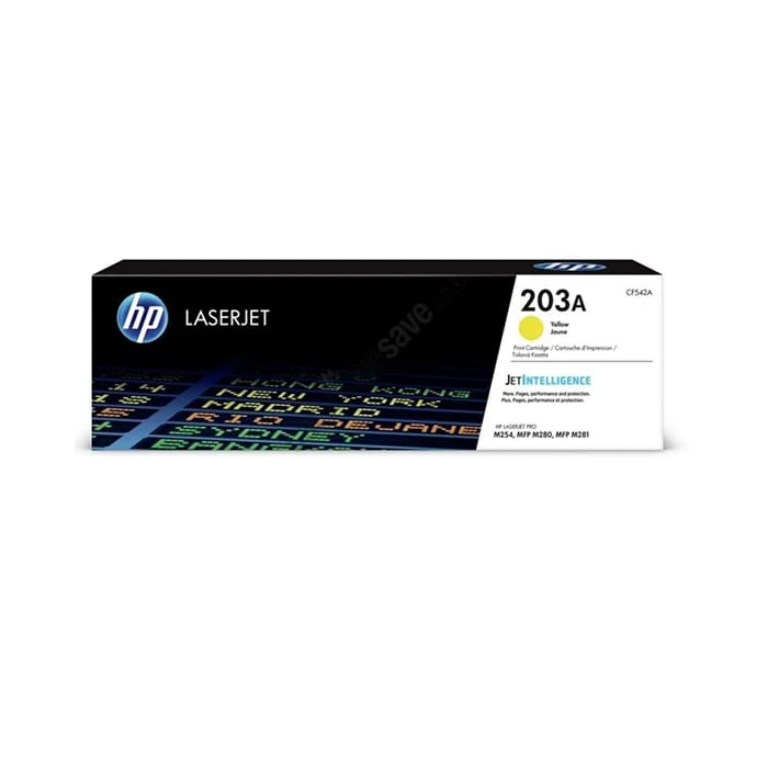 Оригинална тонер касета HP CF542A, m254/m280/281, 1300 страници/5%, Yellow