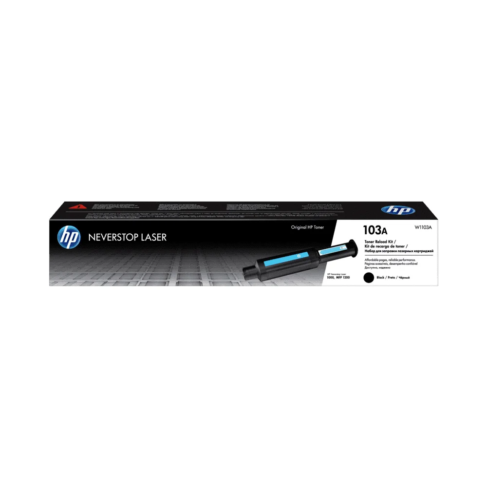 Оригинална тонер касета HP Neverstop 103A W1103A, 2500 страници/5%, Black