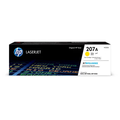 Оригинална тонер касета HP 207A W2212A, M255dw/M283fdn, 1250 страници/5%, Yellow