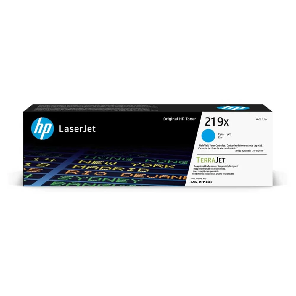 Оригинална тонер касета HP W2191X, 219X, LJ PRO 3302, 2500 страници/5%, Cyan