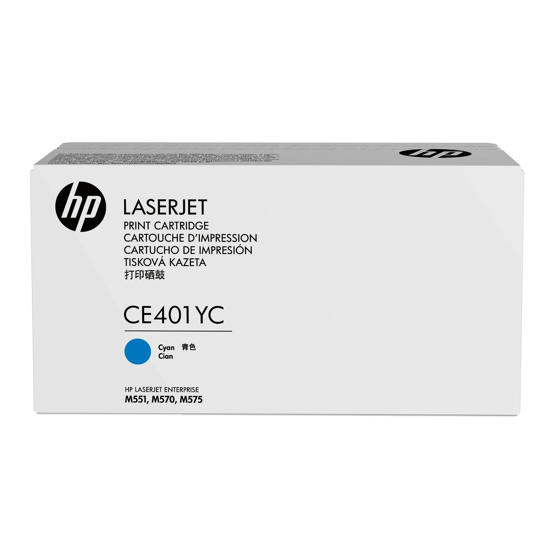 Оригинална тонер касета HP CE401YC, 507A, 6000 страници/5%, Cyan