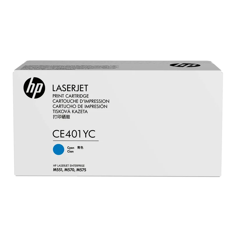 Оригинална тонер касета HP CE401YC, 507A, 6000 страници/5%, Cyan