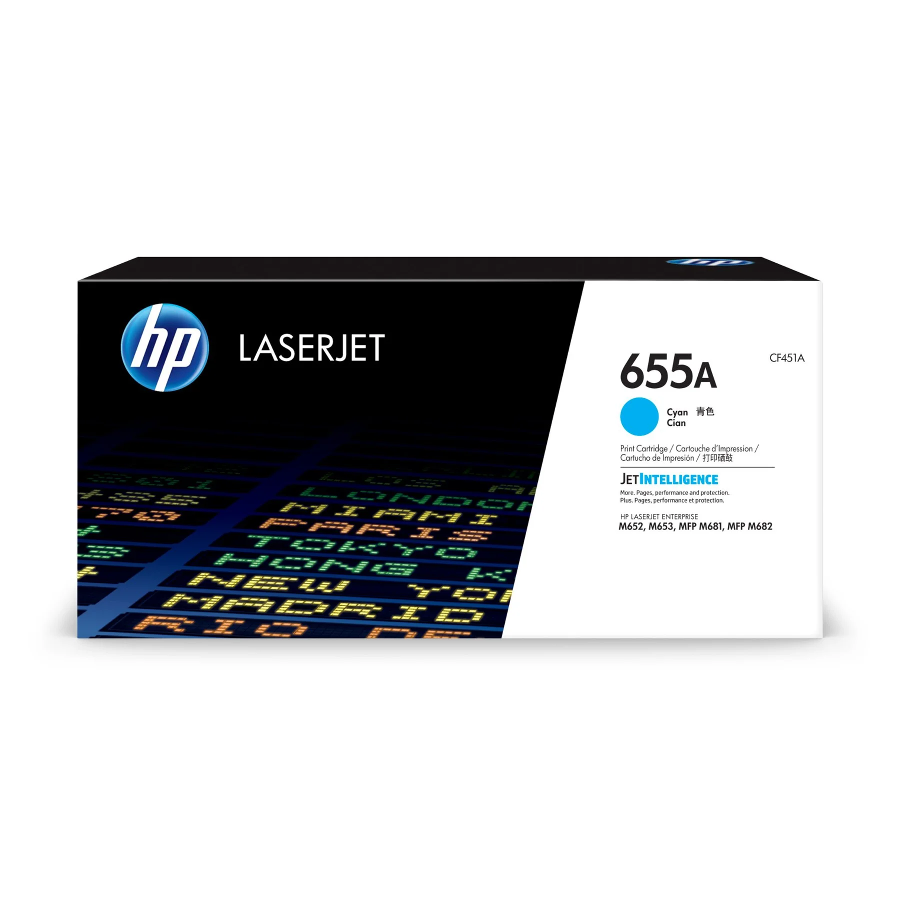 Оригинална тонер касета HP CF451A, M652/681, 10500 страници/5%, Cyan