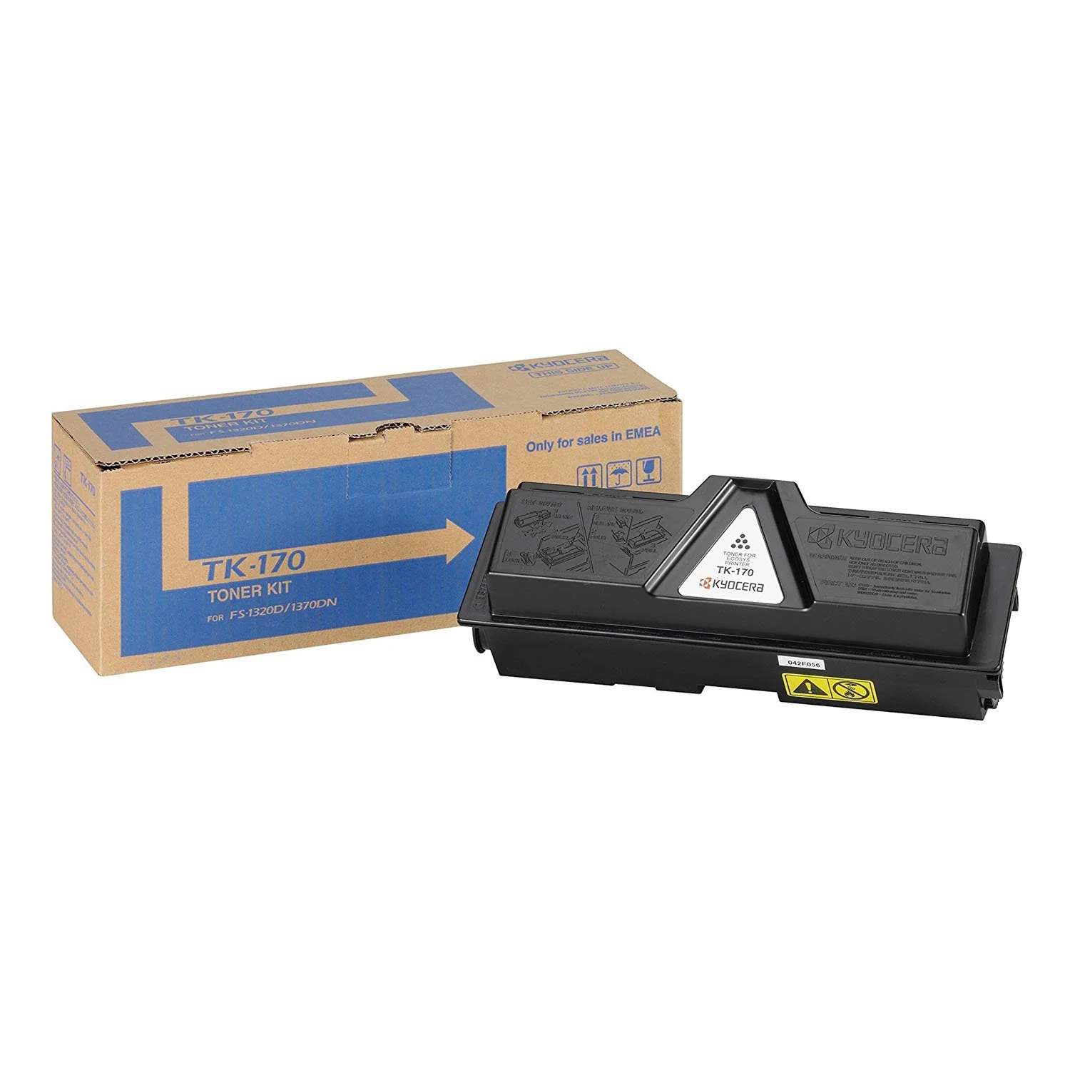 Оригинална тонер касета Kyocera TK170, FS1370, 7200 страници/5%, Black