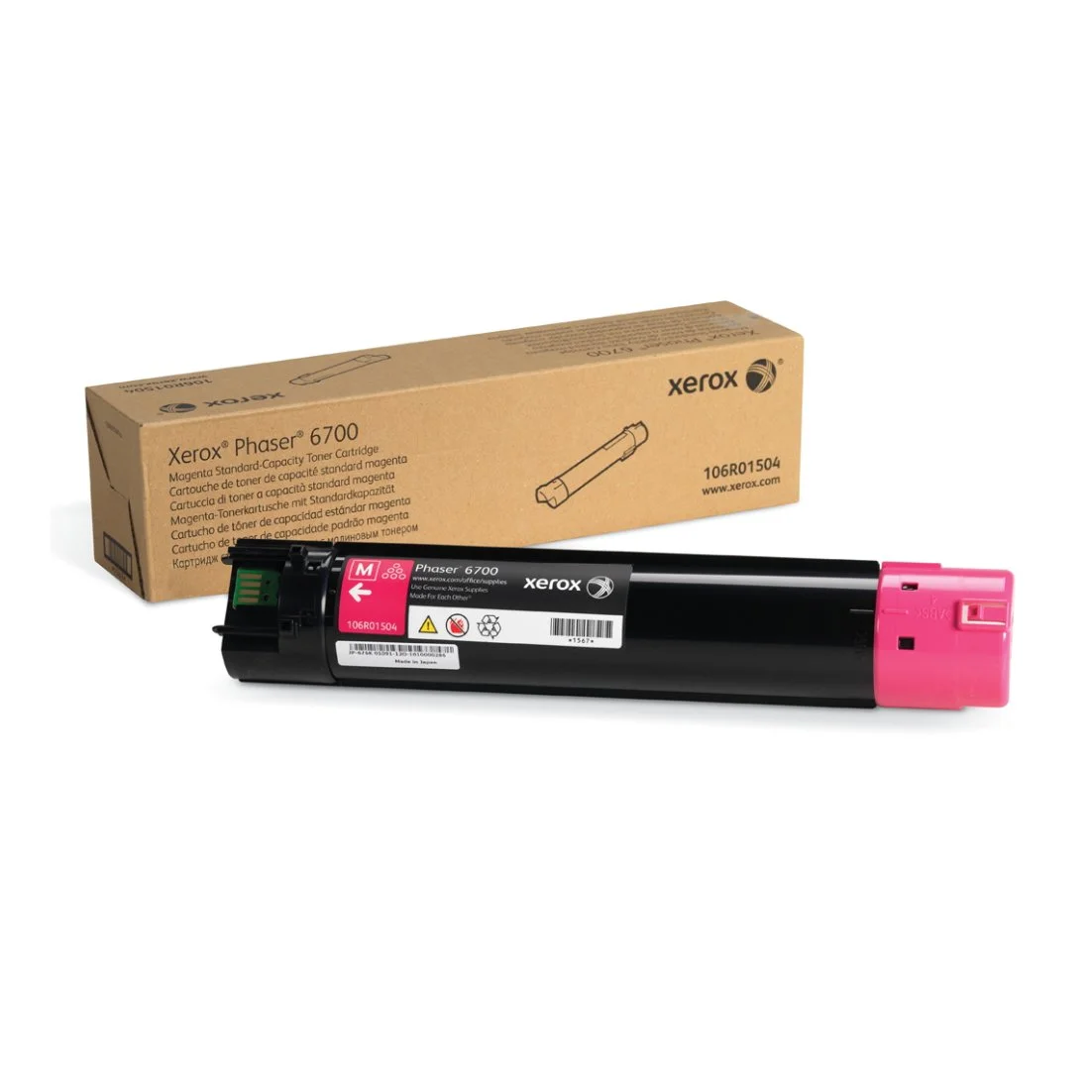 Оригинална тонер касета Xerox 106R01512 P6700, 5000 страници/5%, Magenta