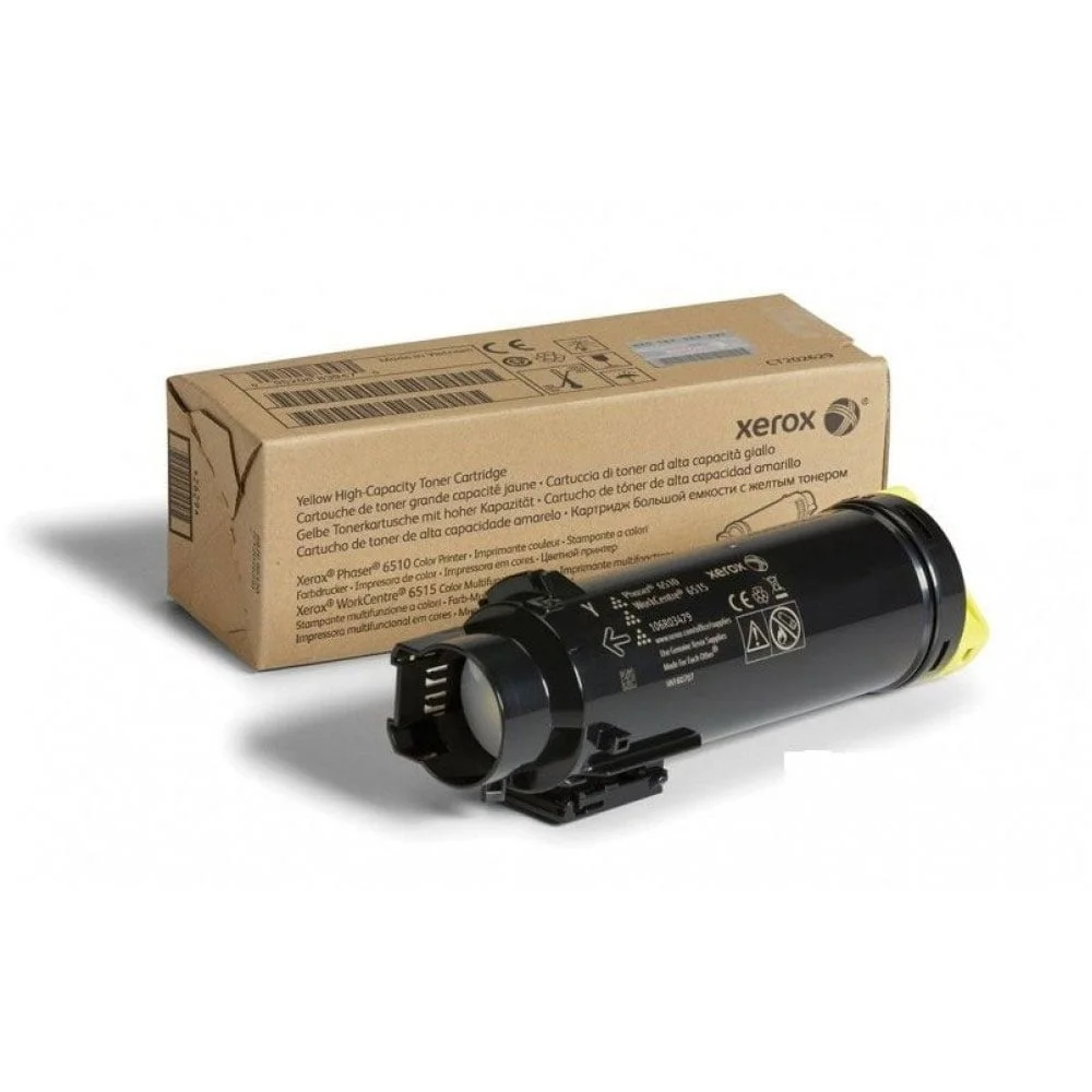 Оригинална тонер касета Xerox 106R03483, P6510/6515, 1000 страници/5%, Yellow