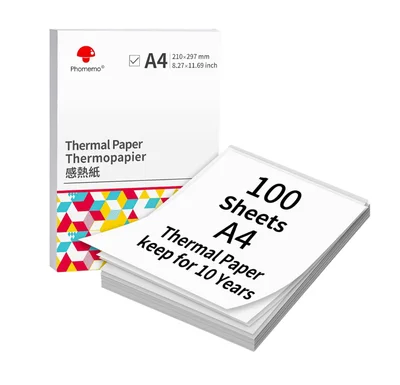 Phomemo Етикети Q22-ZD1-RMSG10, за термопринтер, 100 броя, 1 лист
