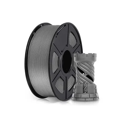 Филамент за 3D принтер, PLA+, 1.75 mm, 1 kg, сив